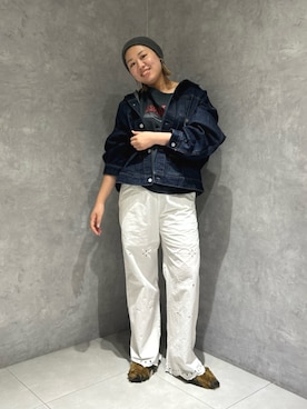 丸山彩也夏さん(レディース・161cm)の秋コーディネート
