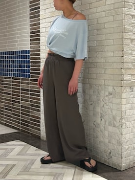 丸山彩也夏さん(レディース・161cm)の夏コーディネート