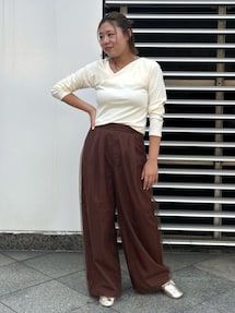 ungrid 大人気ネット完売品 チュールドッキングタックパンツ　25A/W ungrid 大人気ネット完売品 チュールドッキングタックパンツ 25A/W