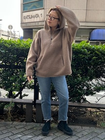 ヘムデザインストレッチデニム｜アングリッド（Ungrid）アウトレット