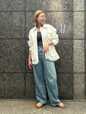丸山彩也夏さん（レディース・161cm）の夏コーディネート