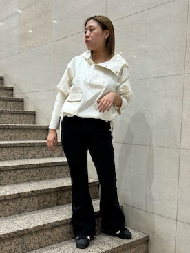 丸山彩也夏さん(レディース・161cm)の秋コーディネート