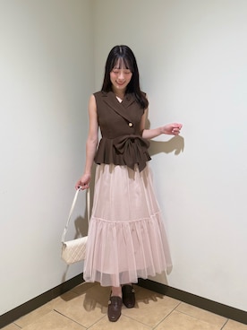 「31 Sons de mode（トランテアン　ソン　ドゥ　モード）のアイテム」を使った、ルミネ池袋店さん（レディース・157cm）の秋コーディネート