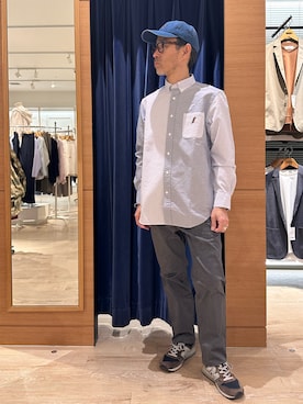 「NOLLEY'S LIGHT（ノーリーズライト）のアイテム」を使った、atsushiさん（メンズ・160cm）の冬コーディネート