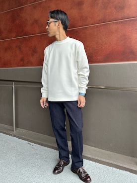 「アイテム（パンツ）」を使った、atsushiさん（メンズ・160cm・50代）の秋コーディネート