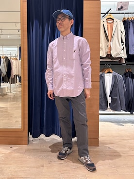 「NOLLEY'S LIGHT（ノーリーズライト）のアイテム」を使った、atsushiさん（メンズ・160cm）の冬コーディネート