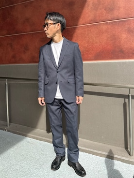 「アイテム（テーラードジャケット）」を使った、atsushiさん（メンズ・160cm・50代）の秋コーディネート