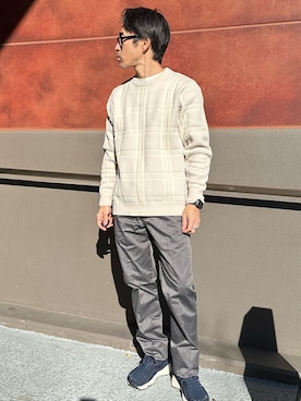 「NOLLEY'S LIGHT（ノーリーズライト）のアイテム」を使った、atsushiさん（メンズ・160cm）の冬コーディネート