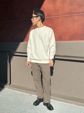 「NOLLEY'S LIGHT（ノーリーズライト）のアイテム」を使った、atsushiさん（メンズ・160cm）の冬コーディネート