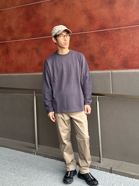 「アイテム（パンツ）」を使った、atsushiさん（メンズ・160cm・50代）の秋コーディネート