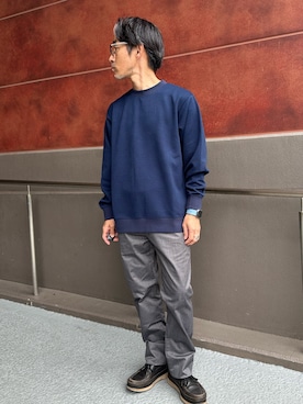 「アイテム（パンツ）」を使った、atsushiさん（メンズ・160cm・50代）の秋コーディネート