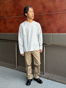 「アイテム（パンツ）」を使った、atsushiさん（メンズ・160cm・50代）の秋コーディネート