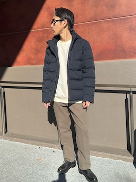 「アイテム（パンツ）」を使った、atsushiさん（メンズ・160cm・50代）の冬コーディネート