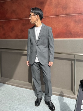 「アイテム（テーラードジャケット）」を使った、atsushiさん（メンズ・160cm・50代）の秋コーディネート