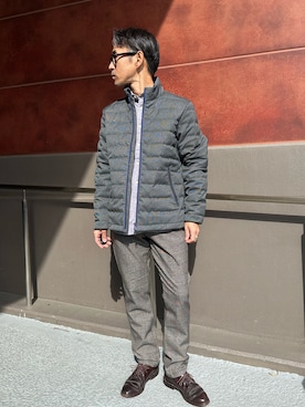 「アイテム（トップス）」を使った、atsushiさん（メンズ・160cm・50代）の秋コーディネート