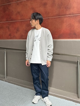 「アイテム（トップス）」を使った、atsushiさん（メンズ・160cm・50代）の秋コーディネート