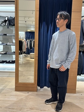 「アイテム（Tシャツ/カットソー）」を使った、atsushiさん（メンズ・160cm・50代）の秋コーディネート