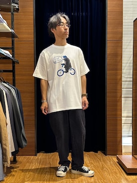 「NOLLEY'S LIGHT（ノーリーズライト）のアイテム」を使った、atsushiさん（メンズ・160cm）の夏コーディネート