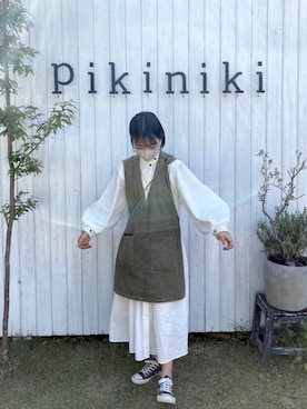 「ごきげんウィーク」｜「アイテム（シャツワンピース）」を使った、02mai28さん（レディース・157cm）の春コーディネート