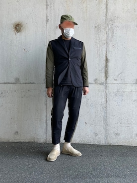 「crocs（クロックス）のアイテム（スニーカー）」を使った、hirochanさん（メンズ・174cm）の春コーディネート