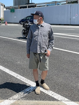 「crocs（クロックス）のアイテム（スニーカー）」を使った、hirochanさん（メンズ・174cm）の春コーディネート