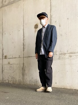 「Blue Standard （ブルースタンダード）のアイテム」を使った、hirochanさん（メンズ・174cm）の秋コーディネート