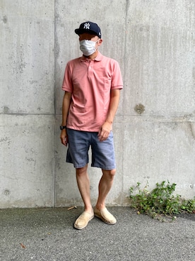 「crocs（クロックス）のアイテム（スニーカー）」を使った、hirochanさん（メンズ・174cm）の夏コーディネート