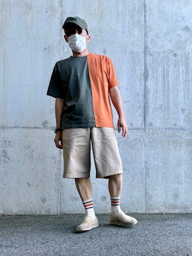 「crocs（クロックス）のアイテム（スニーカー）」を使った、hirochanさん（メンズ・174cm）の秋コーディネート