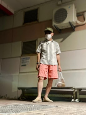 「McDonalds（マクドナルド）のアイテム」を使った、hirochanさん（メンズ・174cm）の秋コーディネート