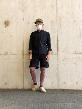 「crocs（クロックス）のアイテム（スニーカー）」を使った、hirochanさん（メンズ・174cm）の秋コーディネート