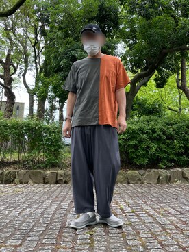 「crocs（クロックス）のアイテム（スニーカー）」を使った、hirochanさん（メンズ・174cm）の夏コーディネート