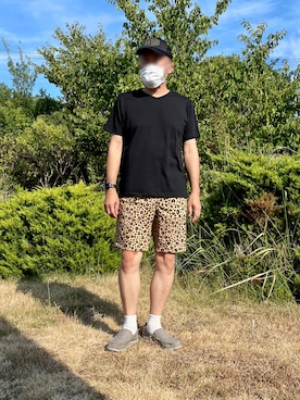 「crocs（クロックス）のアイテム（スニーカー）」を使った、hirochanさん（メンズ・174cm）の夏コーディネート