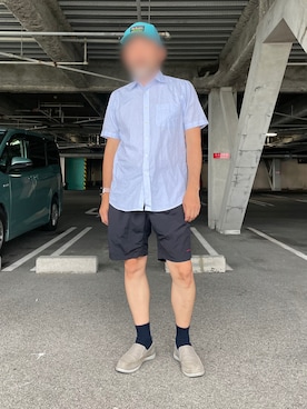 「crocs（クロックス）のアイテム（スニーカー）」を使った、hirochanさん（メンズ・174cm）の夏コーディネート