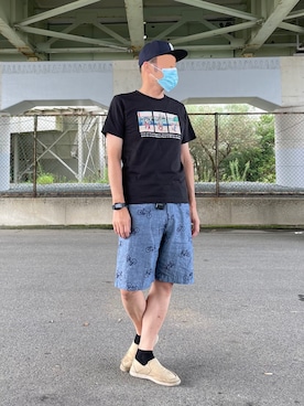 「ルコックスポルティフ」｜hirochanさん（メンズ・174cm）の夏コーディネート