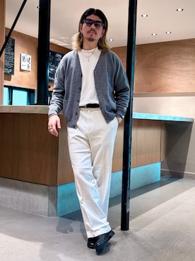 「アイテム（チノパンツ）」を使った、RYO【THE CRIMIE】さん（メンズ・182cm）の秋コーディネート