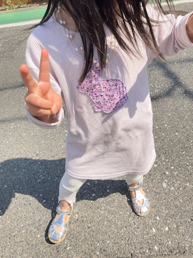 bear⸝⸝⸝⸝♡︎さん（キッズ・100cm）の春コーディネート