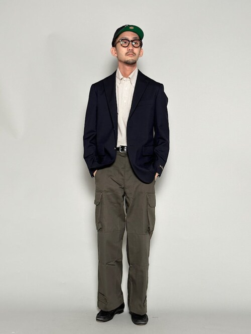 Southwick Gate Label: ウール ネイビー ブレザー（テーラード 
