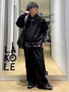 「LAKOLE（ラコレ）のアイテム」を使った、ぬまさん（メンズ・166cm）の秋コーディネート