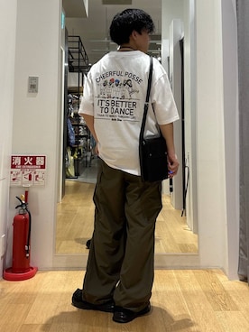 「LAKOLE（ラコレ）のアイテム」を使った、ぬまさん（メンズ・166cm）の春コーディネート