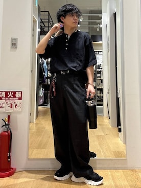 「アイテム（食器/キッチン）」を使った、ぬまさん（メンズ・166cm）の春コーディネート