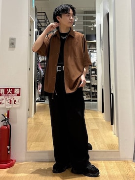 「LAKOLE（ラコレ）のアイテム」を使った、ぬまさん（メンズ・166cm）の春コーディネート