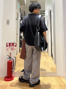 「LAKOLE（ラコレ）のアイテム（シャツ/ブラウス）」を使った、ぬまさん（メンズ・166cm）の夏コーディネート