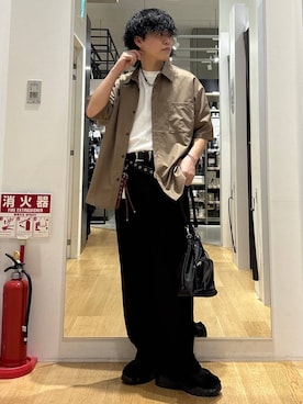 「LAKOLE（ラコレ）のアイテム」を使った、ぬまさん（メンズ・166cm）の春コーディネート