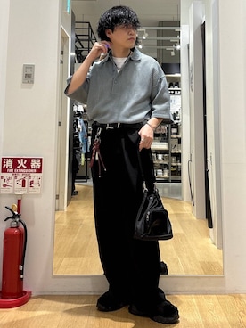 「LAKOLE（ラコレ）のアイテム」を使った、ぬまさん（メンズ・166cm）の春コーディネート