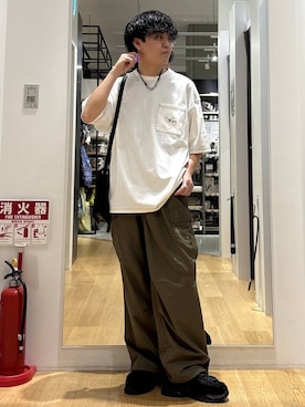 「LAKOLE（ラコレ）のアイテム」を使った、ぬまさん（メンズ・166cm）の春コーディネート