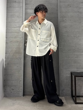 「HARE（ハレ）のアイテム」を使った、ぬまさん（メンズ・166cm）の夏コーディネート