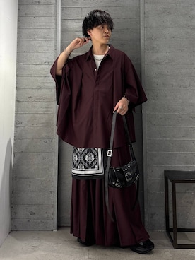 「ベーシック/シンプル」｜「アイテム（財布/小物）」を使った、ぬまさん（メンズ・166cm）の夏コーディネート