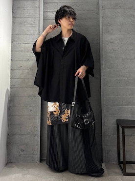 「アイテム（バンダナ/スカーフ）」を使った、ぬまさん（メンズ・166cm・20代）の夏コーディネート