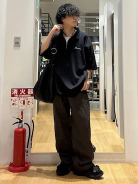 「LAKOLE（ラコレ）のアイテム（Tシャツ/カットソー）」を使った、ぬまさん（メンズ・166cm）の夏コーディネート