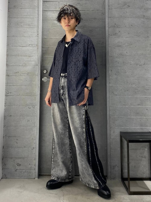 SET UP対応】DABOルーズハーフZIPシャツ(HARE)を使った人気ファッションコーディネート - WEAR HARE DABOルーズハーフZIPシャツ